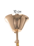 Люстра «Валенсия» 8хЕ14 40 Вт золото 75×75×105 см - фото 41383298