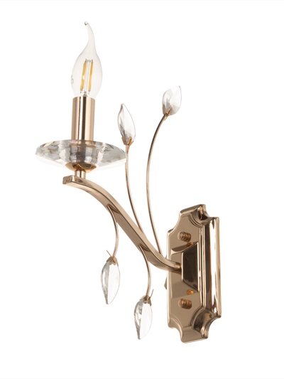 Бра «Валенсия» 1хЕ14 40 Вт золото