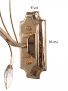 Бра «Валенсия» 1хЕ14 40 Вт золото - фото 5020894