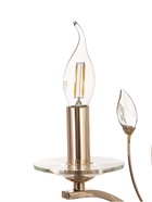 Бра «Валенсия» 1хЕ14 40 Вт золото - фото 5020895