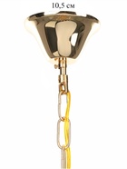 Люстра «Доминика» 11хЕ14 40 Вт золото 63×63×120 см - фото 41383339