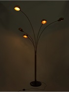 Торшер «Лоренс» 5хЕ27 40 Вт латунь 28×35×208 см - фото 41383375