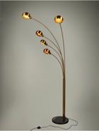 Торшер «Лоренс» 5хЕ27 40 Вт латунь 28×35×208 см - фото 41383377