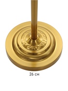 Торшер «Лорейн» Е27 40 Вт латунь 42.5×42.5×160 см - фото 41383391