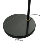 Торшер «Астон» Е27 40 Вт черно-золотой 28×167 см - Фото 9