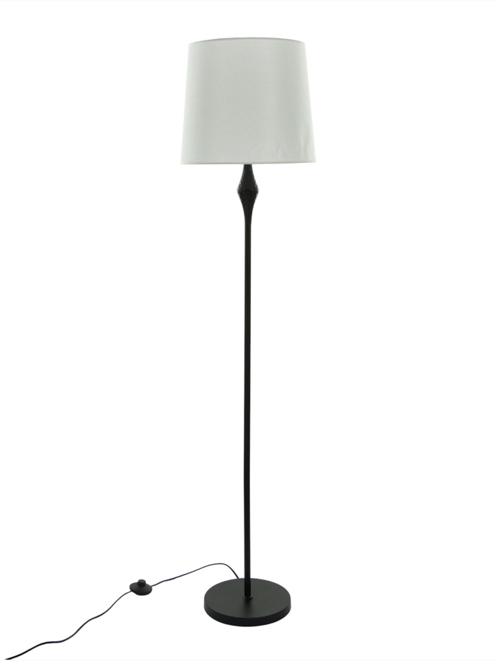 Торшер «Барселона» Е27 40 Вт черный 35×35×155 см - Фото 1