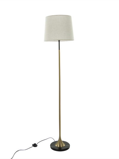 Торшер «Винки» Е27 40 Вт латунь черный 35×35×157 см