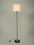 Торшер «Винки» Е27 40 Вт латунь черный 35×35×157 см - фото 41383454