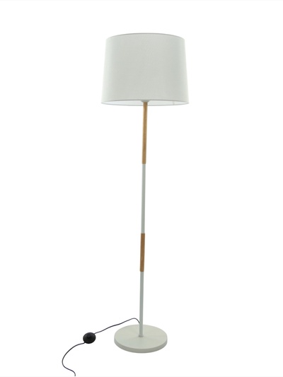 Торшер «Орион» Е27 40 Вт белый 43×43×155 см