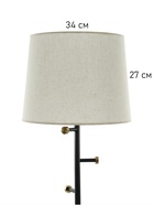 Торшер "Тремпель" Е27 40Вт черно-золотой 38х38х168 см 10440044 Торшер "Тремпель" Е27 40Вт черно-золотой 38х38х168 см 10440044