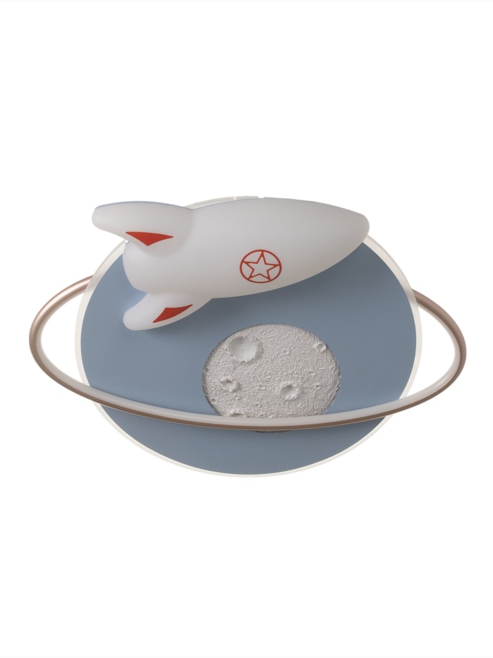 Светильник «Первый в космосе» 120 Вт LED 50×50×7 см