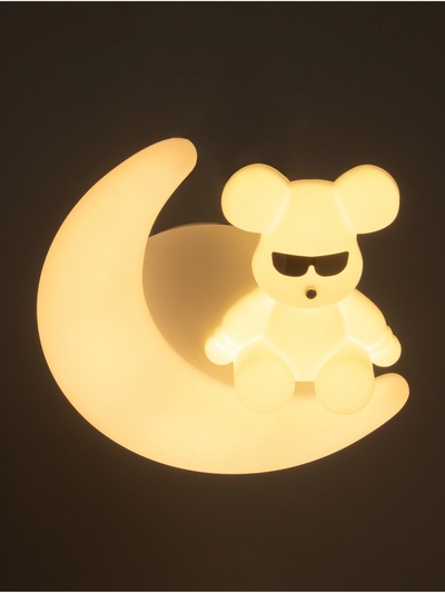 Светильник «Мишка на месяце» 120 Вт LED 48×48×10 см