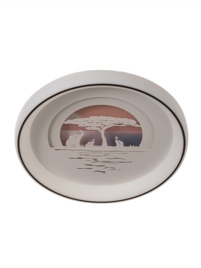 Светильник «Счастливая семья» 120 Вт LED 49.5×49.5×8 см