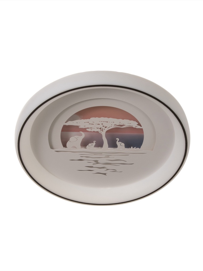 Светильник «Счастливая семья» 120 Вт LED 49.5×49.5×8 см - Фото 1