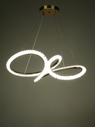 Люстра Bertha 48 Вт LED 4000-6000К золото 60×40×30+120 см - фото 41383662