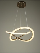 Люстра Birgit 63 Вт LED 4000-6000К золото 45×45×22+120 см - фото 41383668