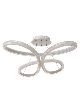 Люстра Carla 45Вт LED 4000-6000К белая 15х65х62+120см