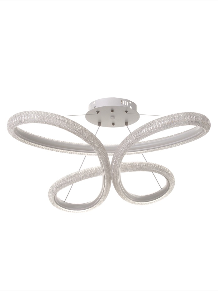 Люстра Carla 45 Вт LED 4000-6000К белая 15×65×62+120 см