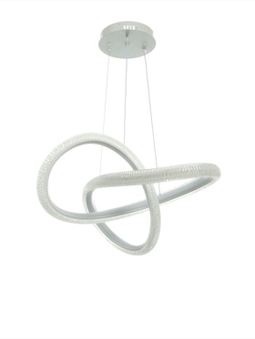 Люстра Carol 45Вт LED 4000-6000К белая 15х65х62+120см