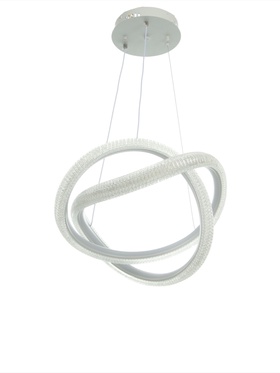 Люстра Caroline 50Вт LED 4000-6000К белая  43х43х19+120см