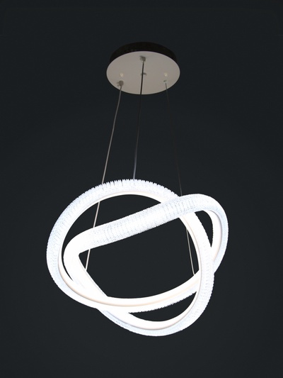 Люстра Caroline 50 Вт LED 4000-6000К белая 43×43×19+120 см