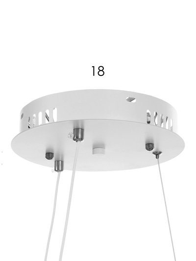 Люстра Caroline 50 Вт LED 4000-6000К белая 43×43×19+120 см