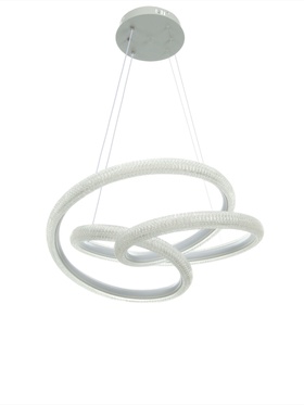 Люстра Catrin 48Вт LED 4000-6000К белая  51х53х12+120см 10534558