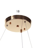 Люстра Charlotte 70 Вт LED 4000-6000К золото 51×60×12+120 см - Фото 6