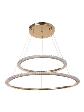 Люстра Dorothea 70Вт LED 4000-6000К золото 46х48х14+120см