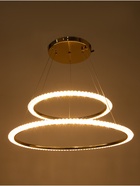 Люстра Dorothea 70 Вт LED 4000-6000К золото 46×48×14+120 см - фото 41383756