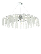 Люстра Amalia 12х40Вт Е14 серебро 120х55х40+100см 10536646 - фото 14576510