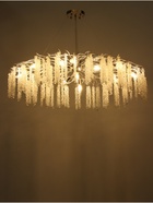 Люстра Amalia 12×40 Вт Е14 серебро 120×55×40+100 см - фото 5021366