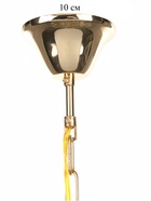 Люстра Annalise 3×40 Вт Е14 золото 50×50×60+50 см - фото 41383795