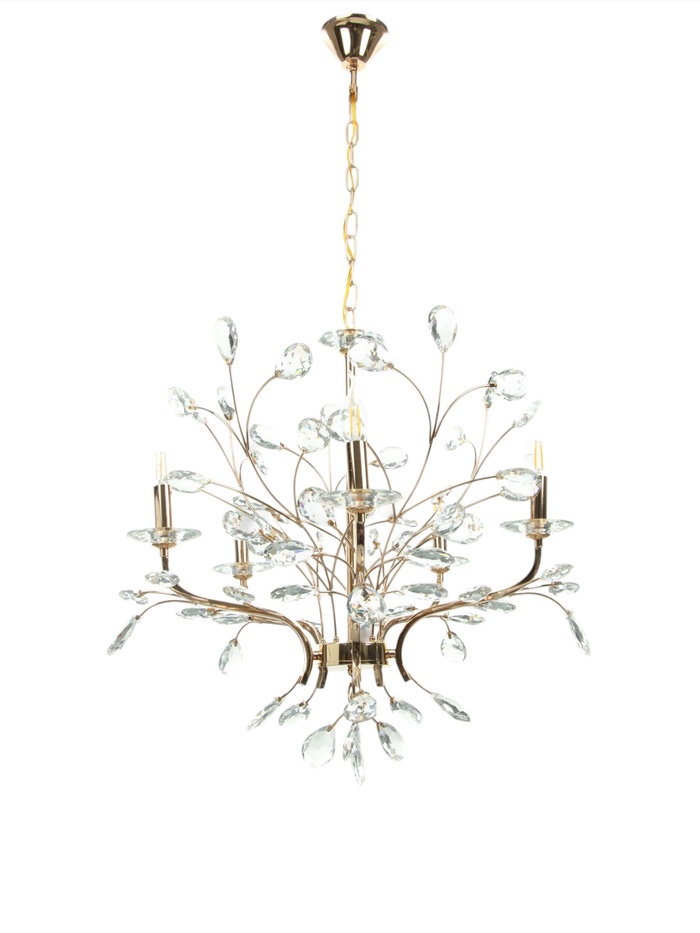 Люстра Annalise 5×40 Вт Е14 золото 58×58×62+50 см - Фото 1