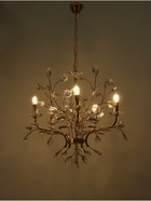 Люстра Annalise 5×40 Вт Е14 золото 58×58×62+50 см - Фото 3