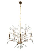 Люстра Annalise 5×40 Вт Е14 золото 58×58×62+50 см - фото 41383800