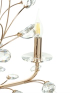 Люстра Annalise 5×40 Вт Е14 золото 58×58×62+50 см - фото 41383803