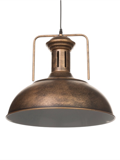 Светильник подвесной BayerLux William, 1×40 Вт, Е27, золотисто-чёрный, 40×40×35-100 см