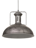 Светильник подвесной BayerLux William, 1×40 Вт, Е27, чёрно-серебристый, 40×40×35-100 см - Фото 2