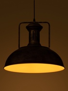 Светильник подвесной BayerLux William, 1×40 Вт, Е27, чёрно-серебристый, 40×40×35-100 см - Фото 4
