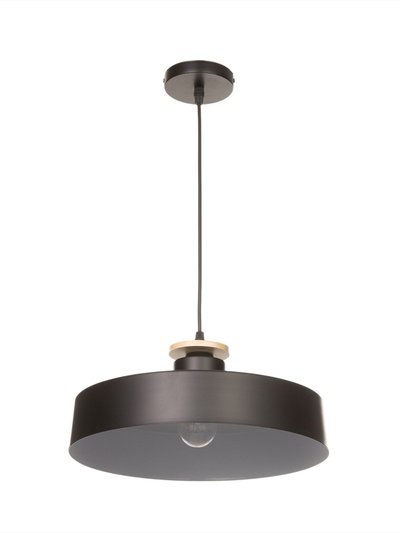 Светильник Timothy 1×40 Вт Е27 пр-1 м черный 32.5×32.5×12 см