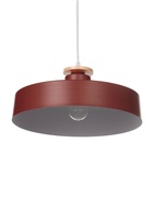 Светильник Timothy 1×40 Вт Е27 пр-1 м бордовый 32.5×32.5×12 см - Фото 2