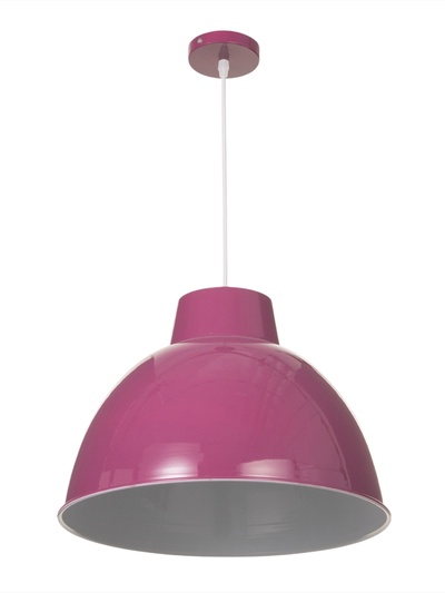 Светильник Frank 1×40 Вт Е27 пр-1 м темно-фиолетовый 40×40×30 см