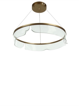 Люстра Edith 52Вт LED 3000-6000К золото Ø60х120см