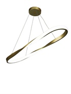 Люстра Ella 88 Вт LED 3000-6000К медь 100×35×120 см - фото 41384289