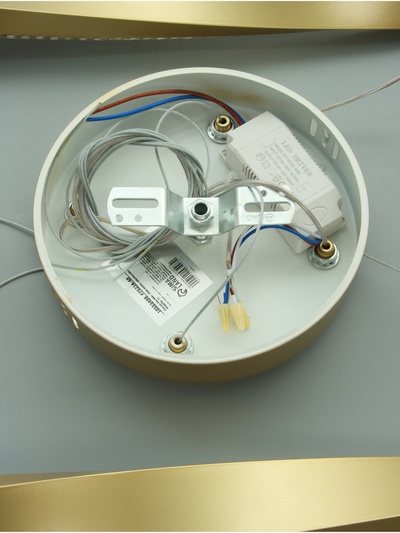 Люстра Ella 88 Вт LED 3000-6000К медь 100×35×120 см