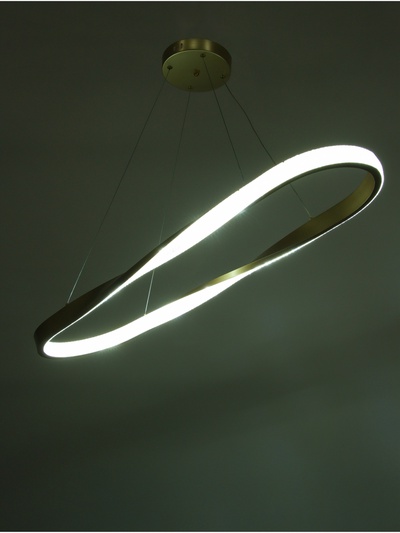 Люстра Ella 88 Вт LED 3000-6000К медь 100×35×120 см