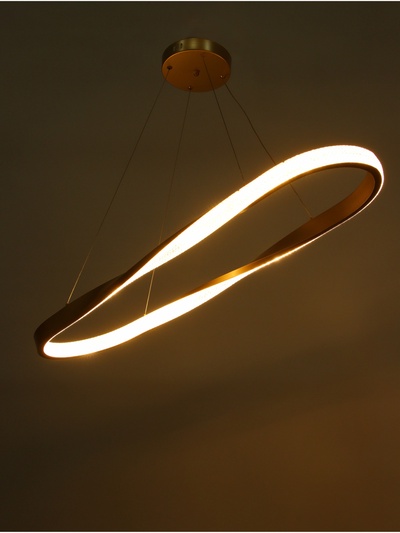 Люстра Ella 88 Вт LED 3000-6000К медь 100×35×120 см