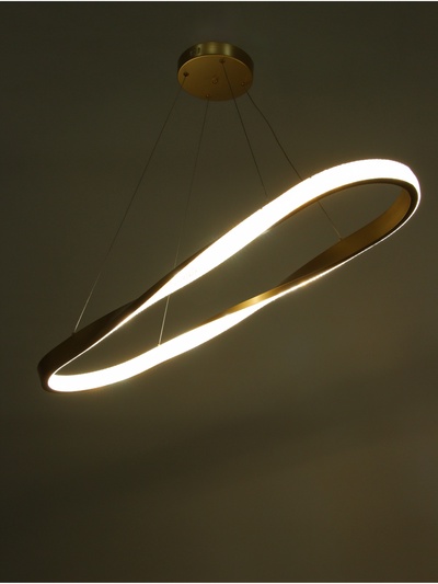 Люстра Ella 88 Вт LED 3000-6000К медь 100×35×120 см