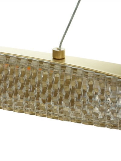 Люстра Ella 88 Вт LED 3000-6000К медь 100×35×120 см
